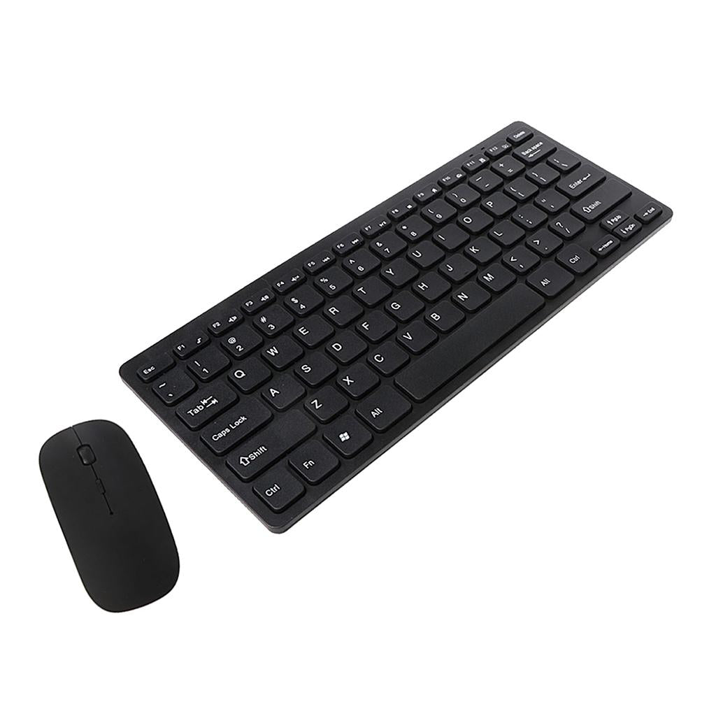 USB Wireless Cordless 2.4GHZ Keyboard & Mouse Combo Kit Set for PC Laptop