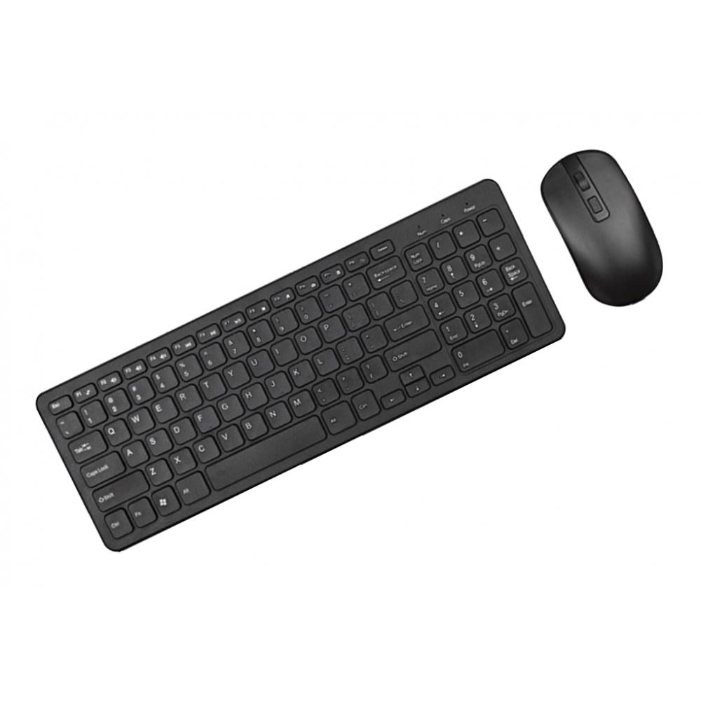 2.4G Multifunction Wireless Keyboard Mouse Desktop Laptop Accessories Black
