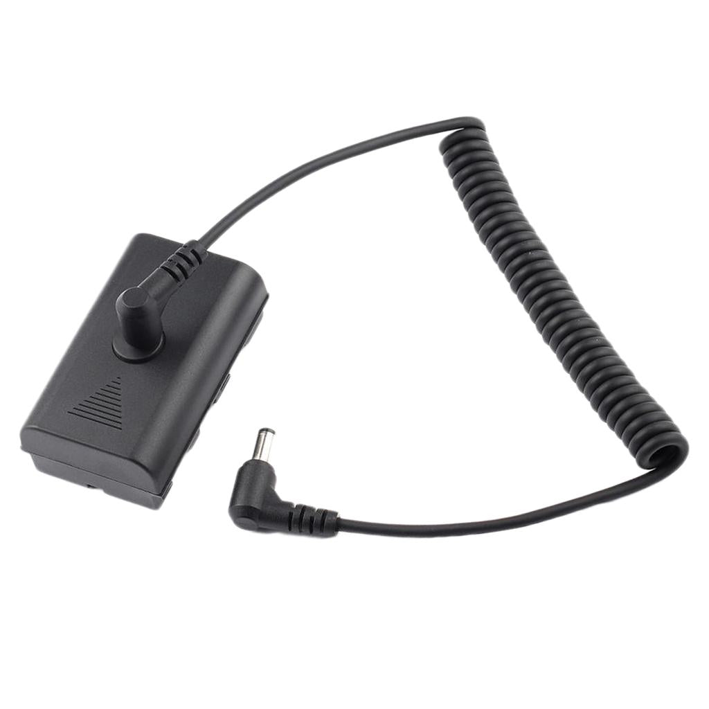 Dummy Battery DC Coupler with Extendable Cable for NP-F970 NP-F770 F750 F550