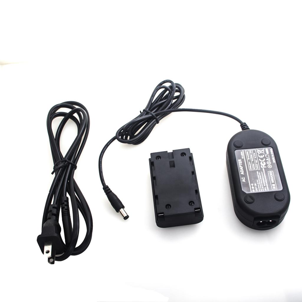 AC Power Adapter Dummy Battery Coupler Kit for Yongnuo NanGuang LED Light