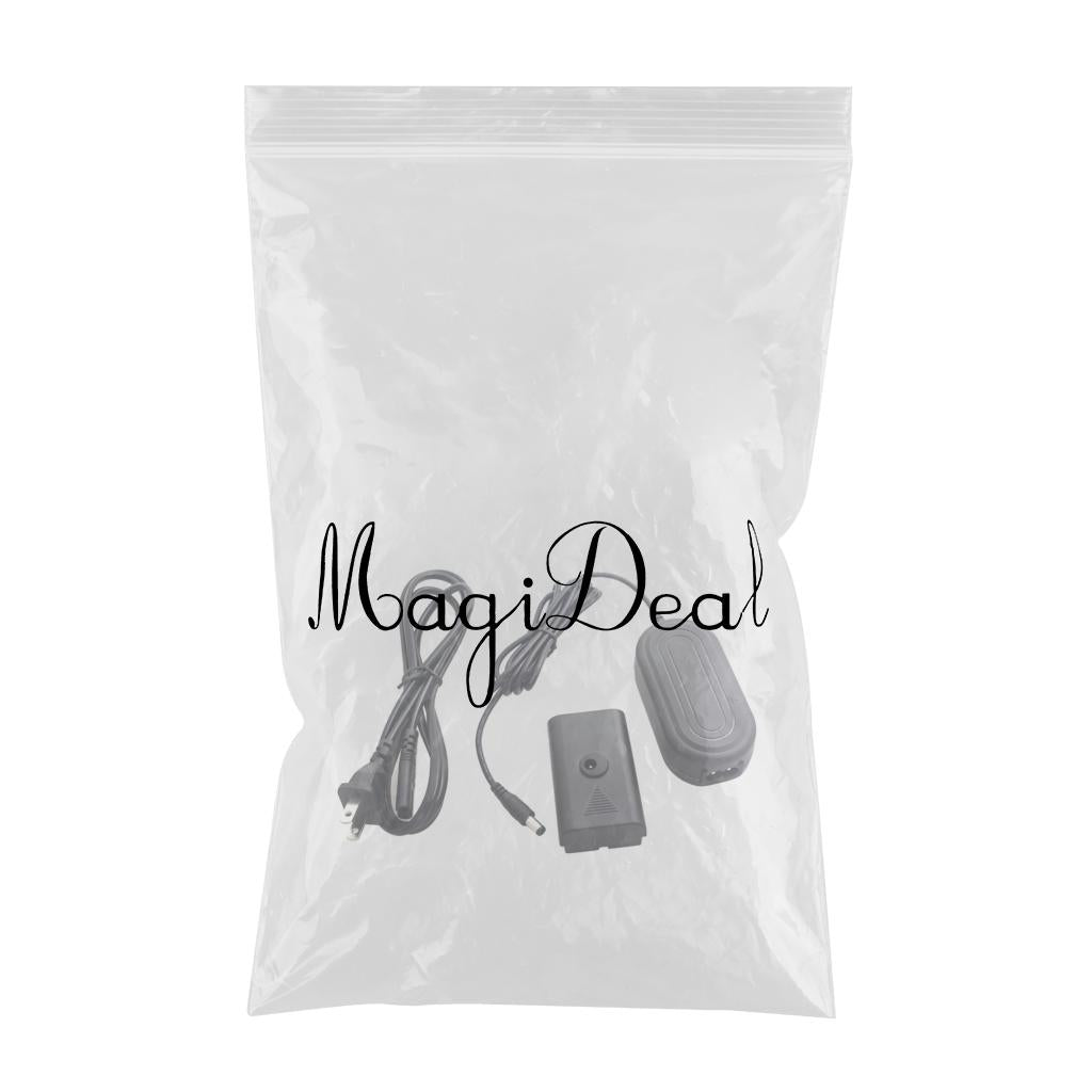 AC Power Adapter Dummy Battery Coupler Kit for Yongnuo NanGuang LED Light