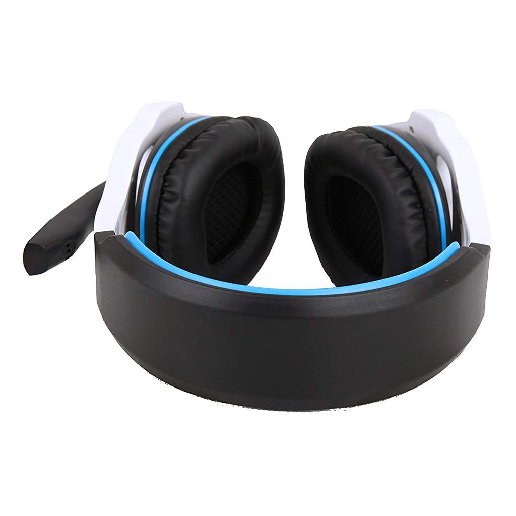 Gaming Headphones 7.1 Surround Sound Channel USB wired w/ microphone White