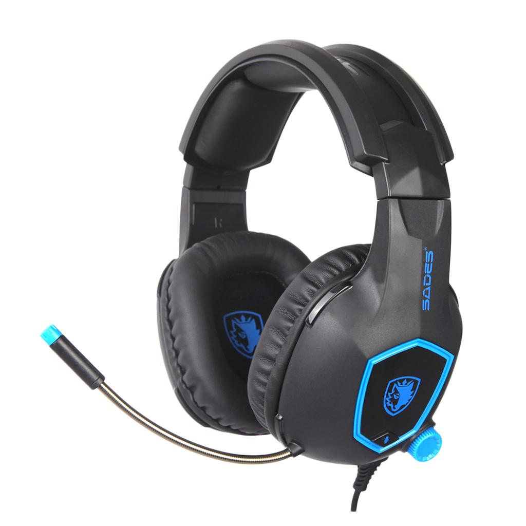 3.5mm Headset Stereo Headphone Ear-Cup Adjustable Microphone For Smart Phone