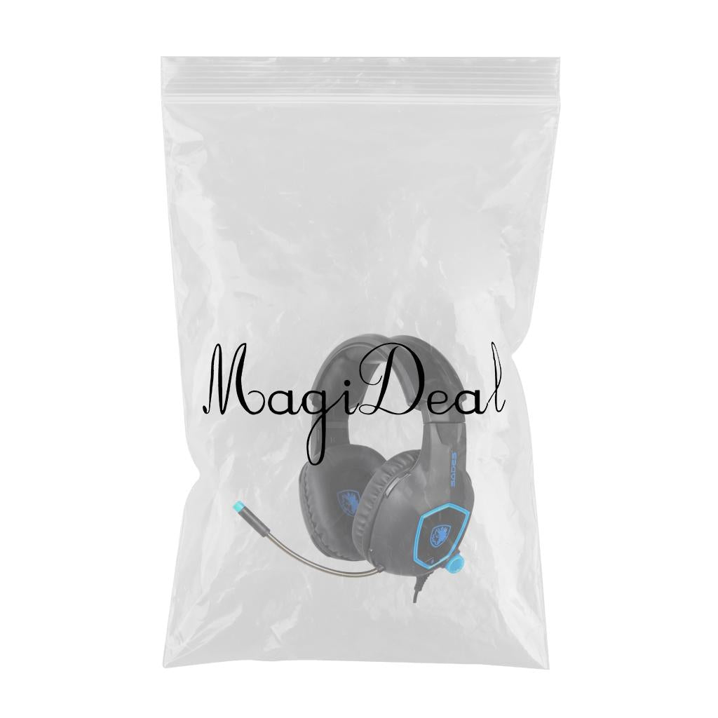 3.5mm Headset Stereo Headphone Ear-Cup Adjustable Microphone For Smart Phone