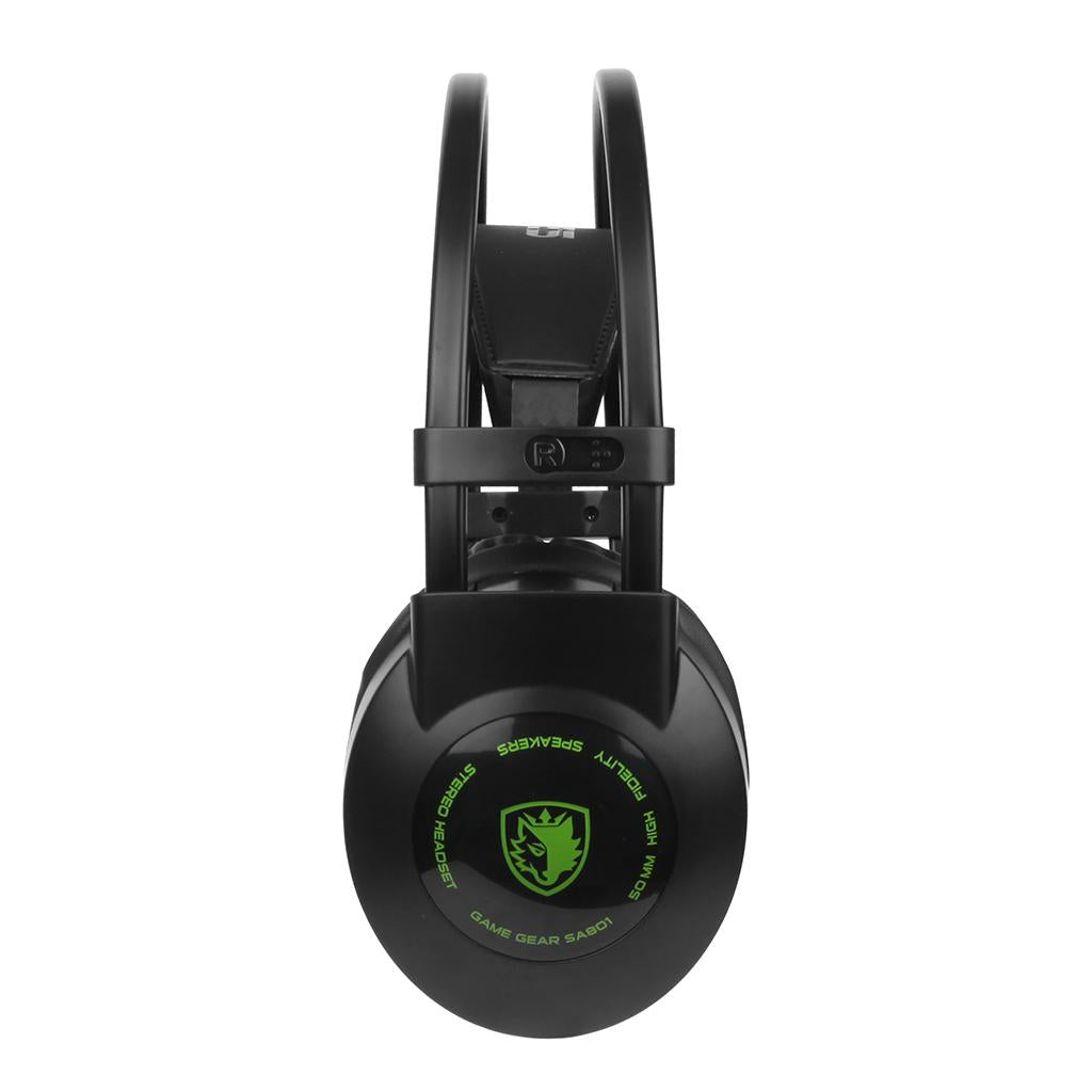 Universal 3.5mm Headset Earphone Headphone Ear-Cup Adjustable Microphone