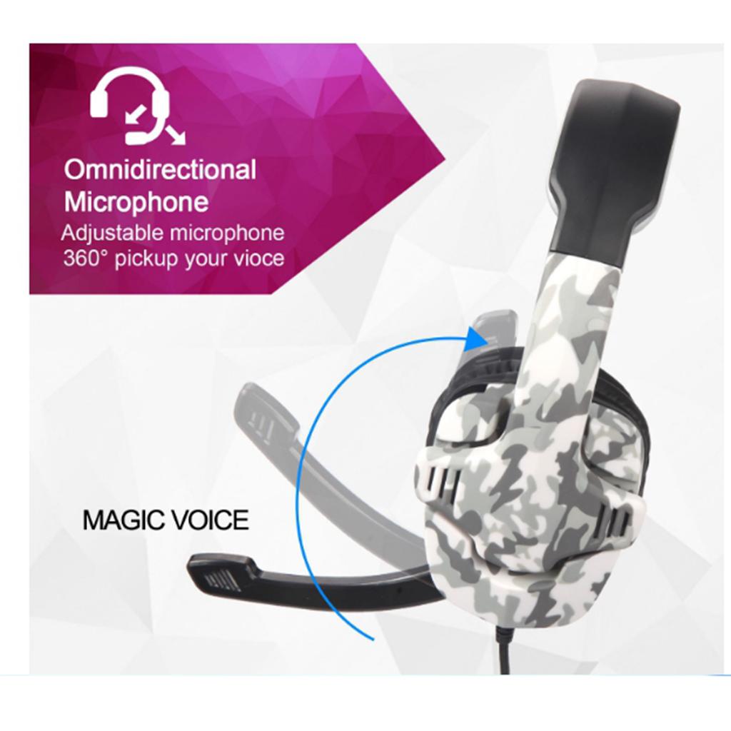 Universal 3.5mm Headset Earphone Headphone Adjustable Headhand New White