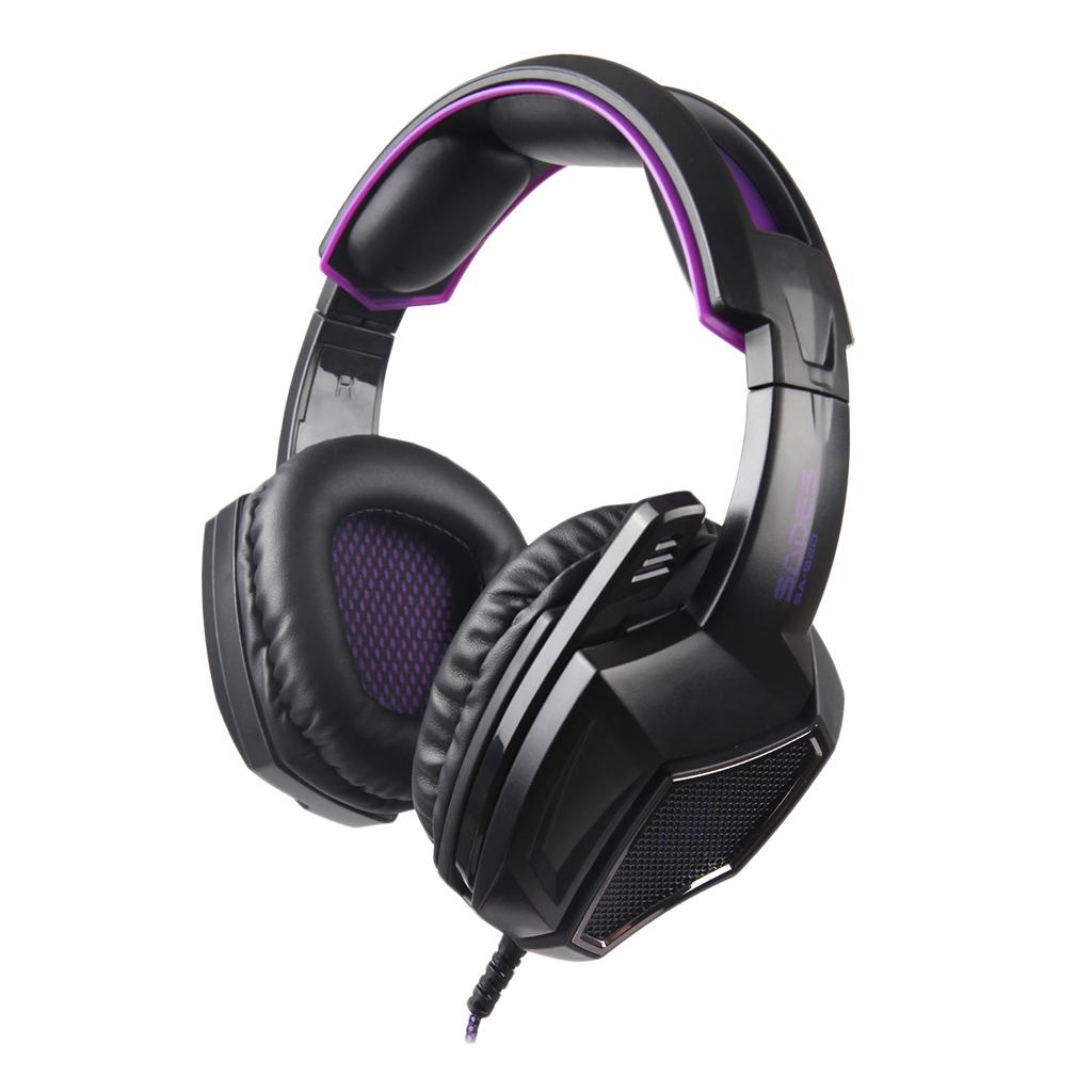 3.5mm Headset Earphone Headphone Adjustable Microphone for PC Computer New