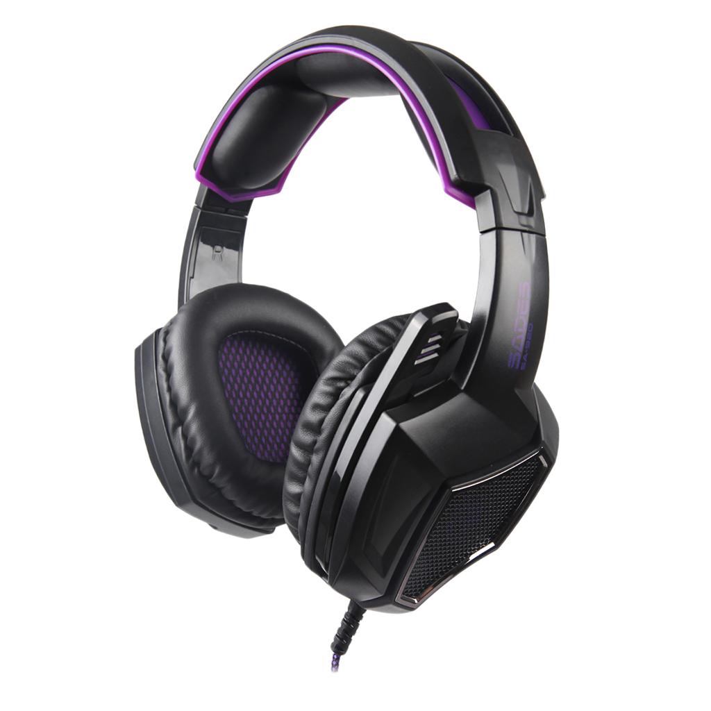 3.5mm Headset Earphone Headphone Adjustable Microphone for PC Computer New