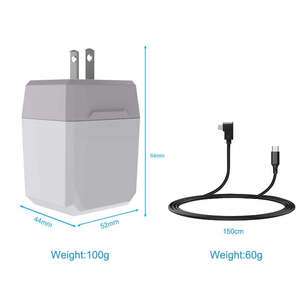 Travel US Plug AC Power Adapter HDMI USB3.0 USB-C Socket w/ Type-c Cable