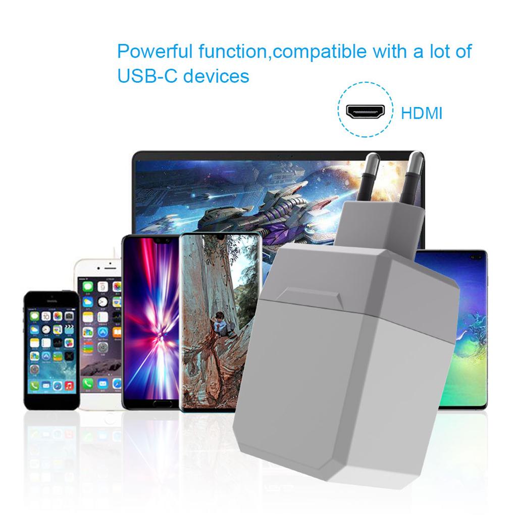 Electrical EU Plug AC Power Adapter HDMI USB 3.0 USB-C for Nintendo Switch