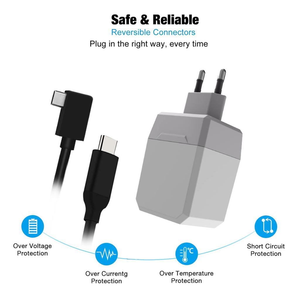 Electrical EU Plug AC Power Adapter HDMI USB 3.0 USB-C for Nintendo Switch