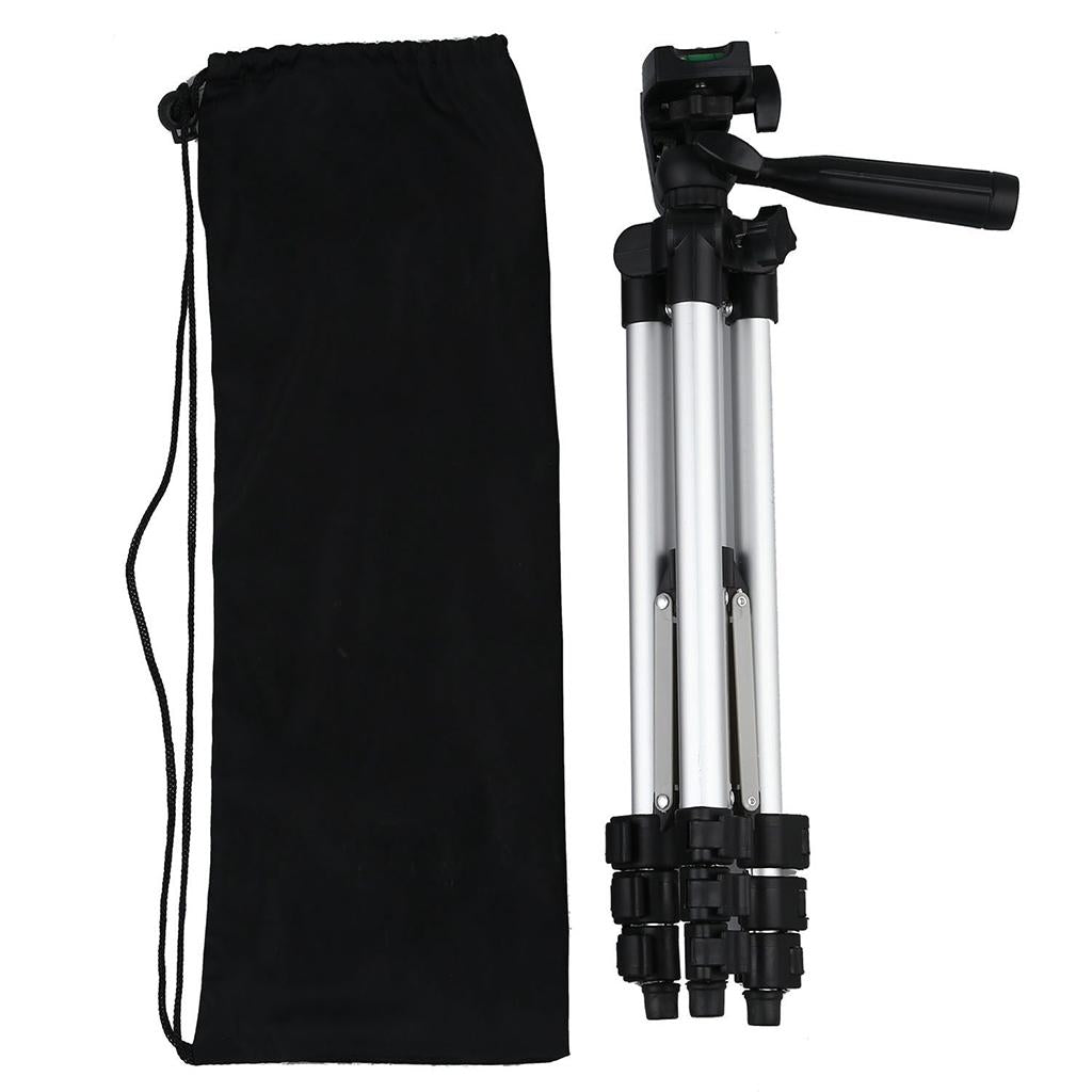 14-39" Pan Head Tripod w/ Phone Clip  U-Clip for DSLR Camera Smartphone"