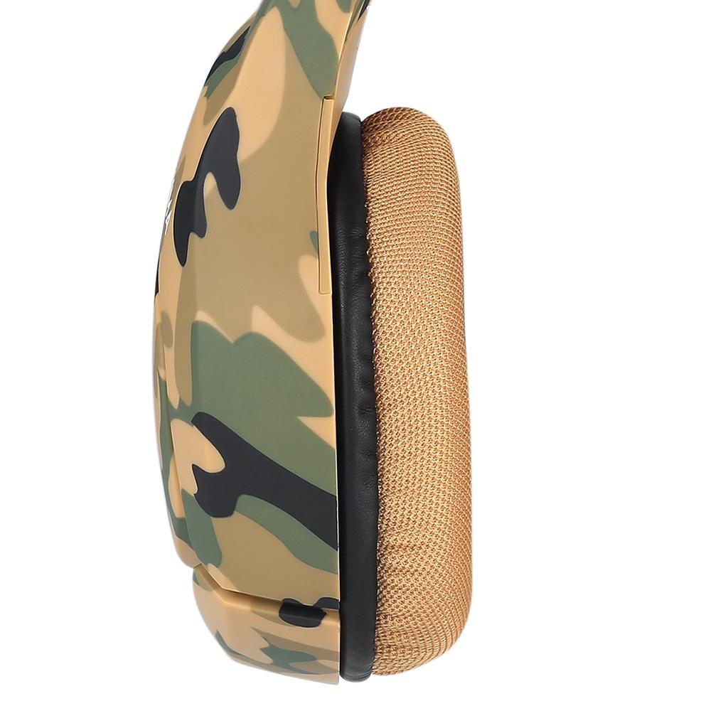 Over Ears Gaming Camouflage Headset Headphones Earphone For PS4 PC Xbox One Yellow