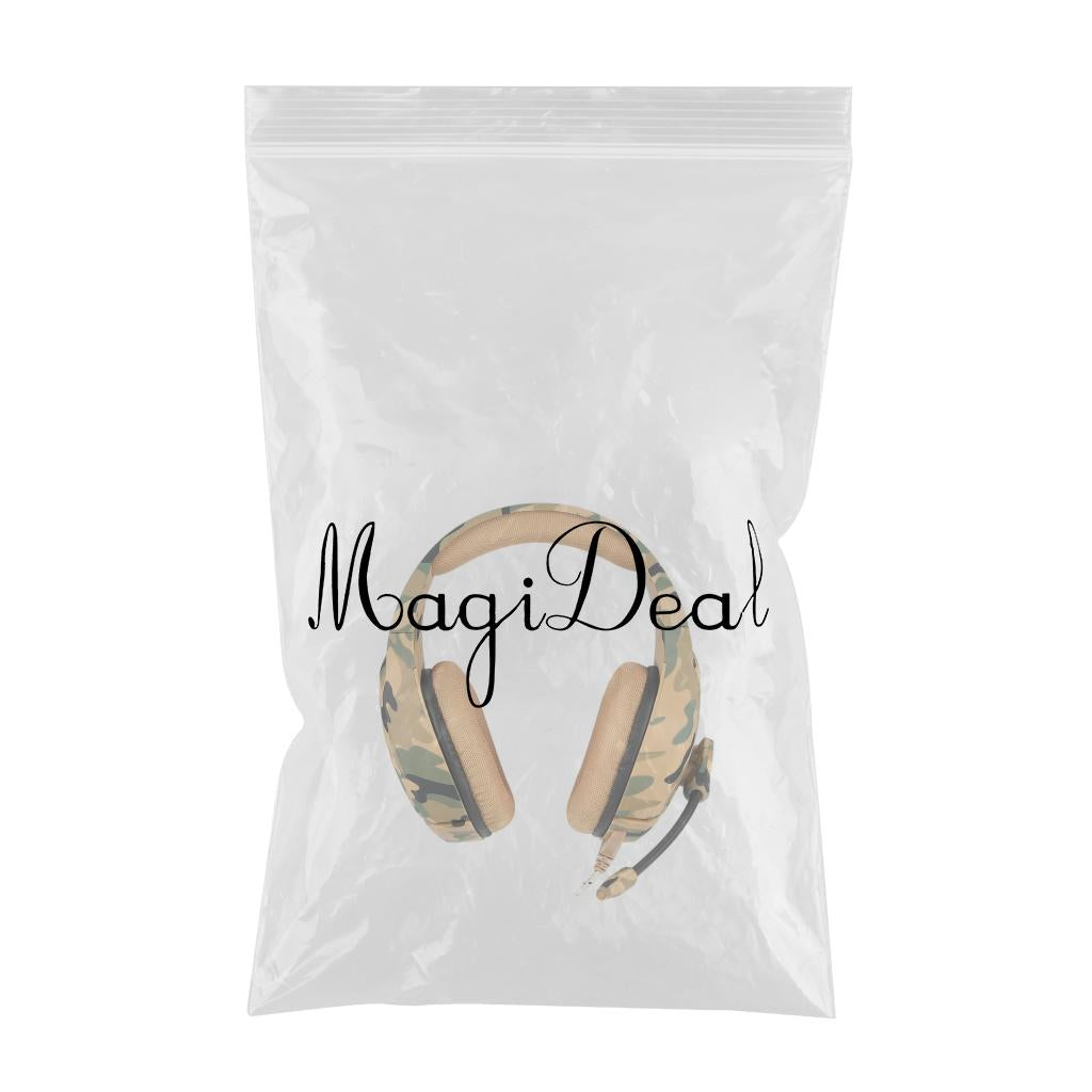 Over Ears Gaming Camouflage Headset Headphones Earphone For PS4 PC Xbox One Yellow