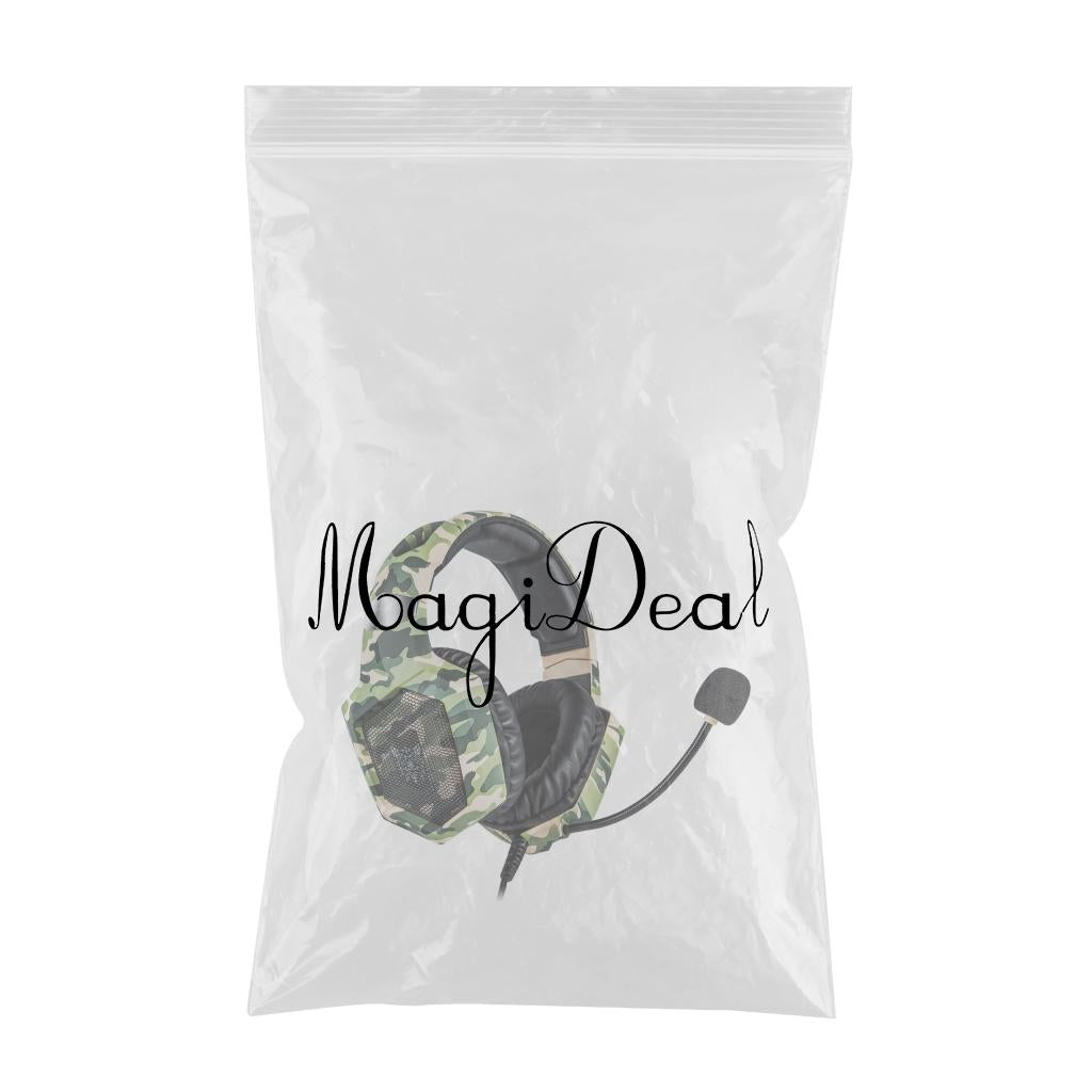 Over Ears Gaming Camouflage Headset Headphones Earphone For PS4 PC Xbox One Green