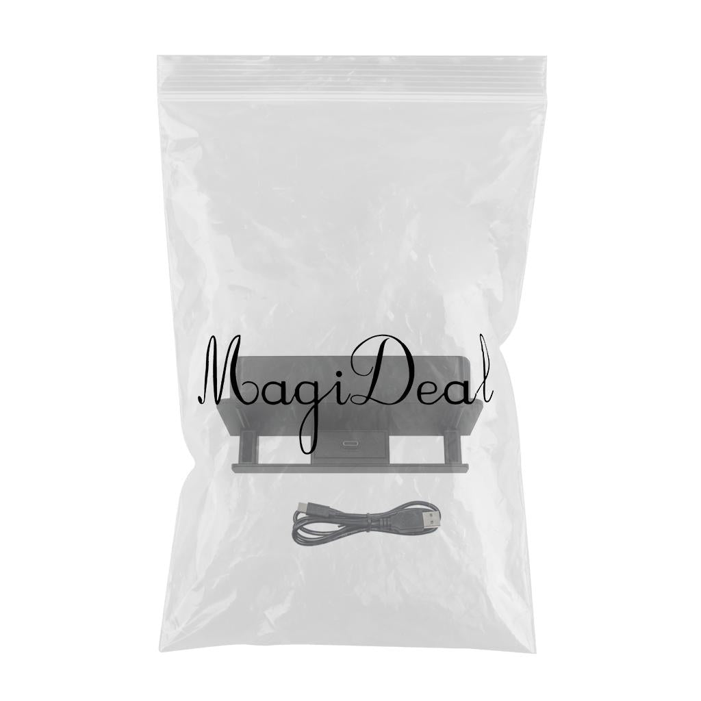 2 in 1 Data Sync Charger Cradle Dock Station Docking Black