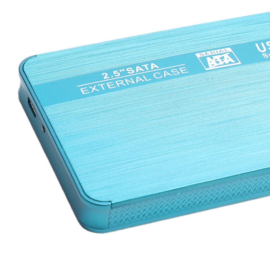Portable External Hard Drive Upgrade HDD Data-Storage TYPE-C Interface Blue 1T
