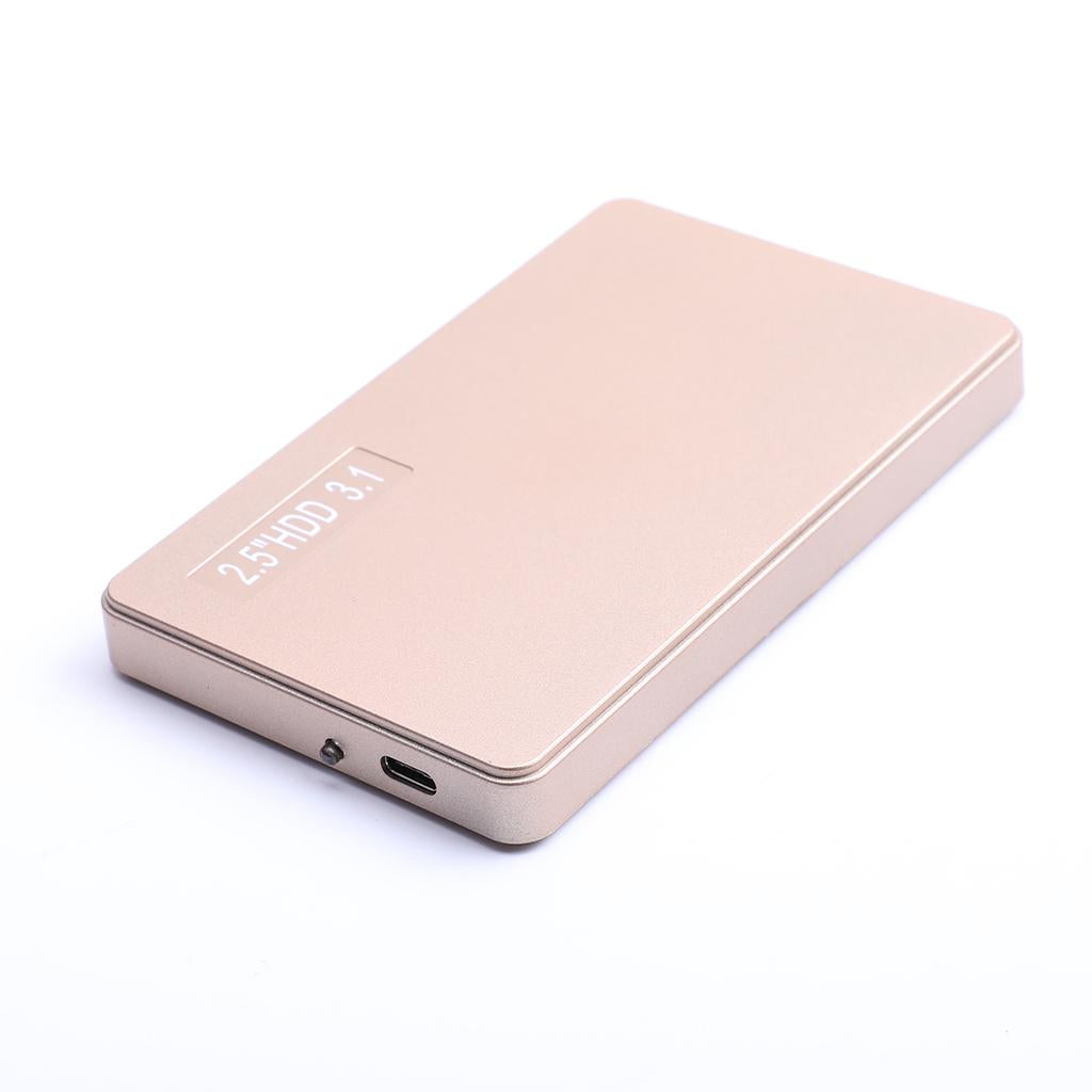 External Hard Drive Expansion Disk Ultra-Slim TYPE-C Interface 160G 1T Golden