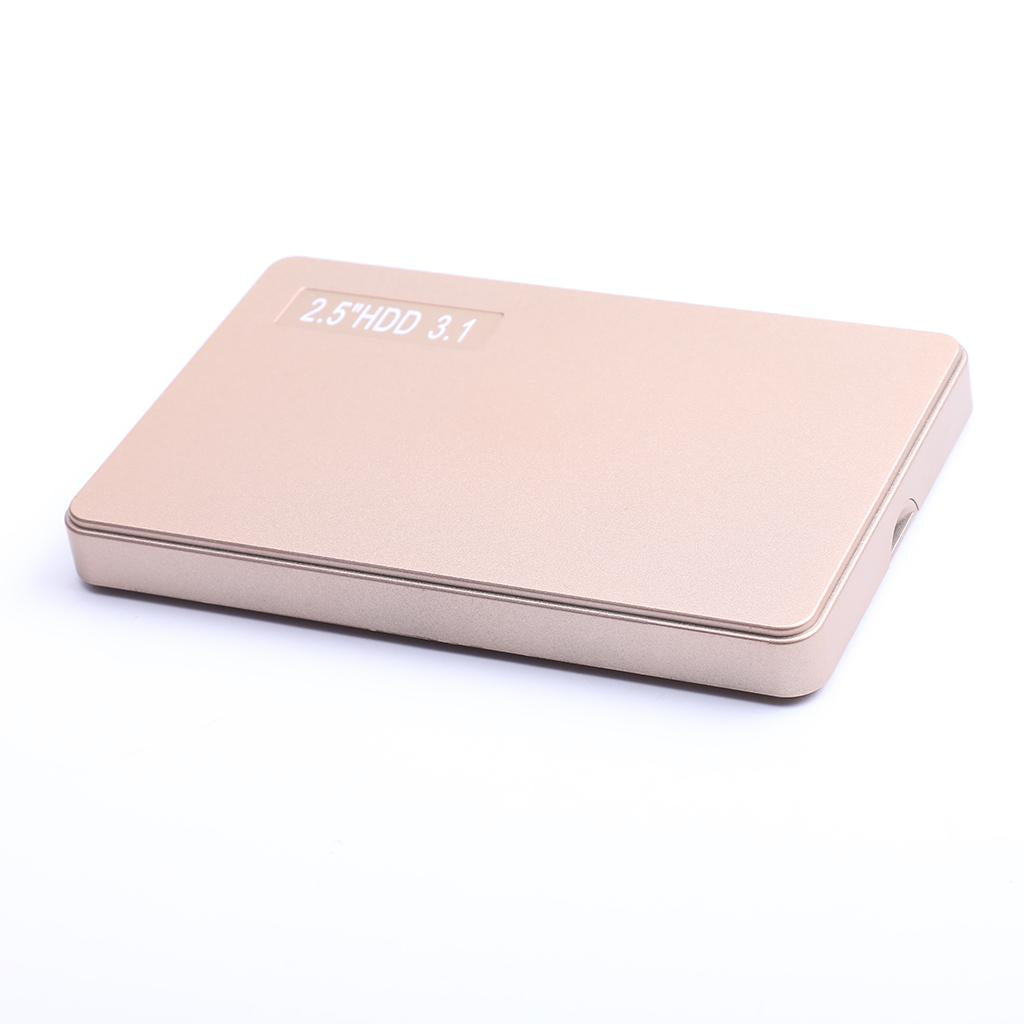 External Hard Drive Expansion Disk Ultra-Slim TYPE-C Interface 320G 2T Golden