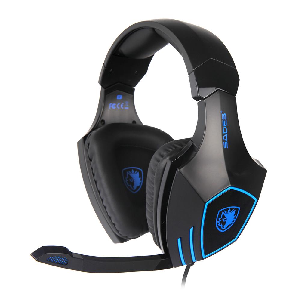 Sades7.1 LED Stereo Headsets Surround Sound Gaming headphones W/ MIC