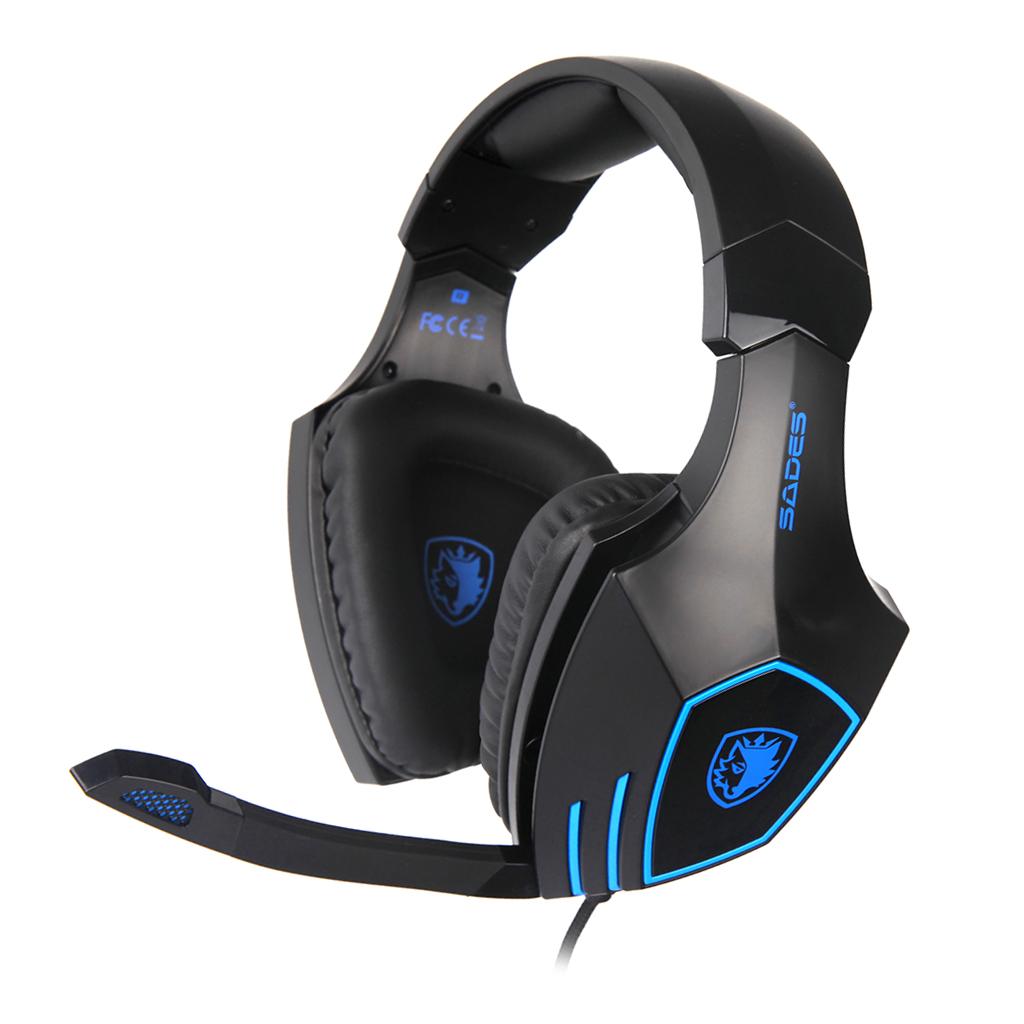 Sades7.1 LED Stereo Headsets Surround Sound Gaming headphones W/ MIC
