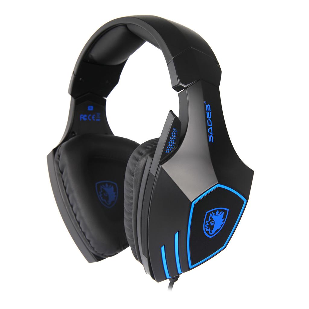Sades7.1 LED Stereo Headsets Surround Sound Gaming headphones W/ MIC
