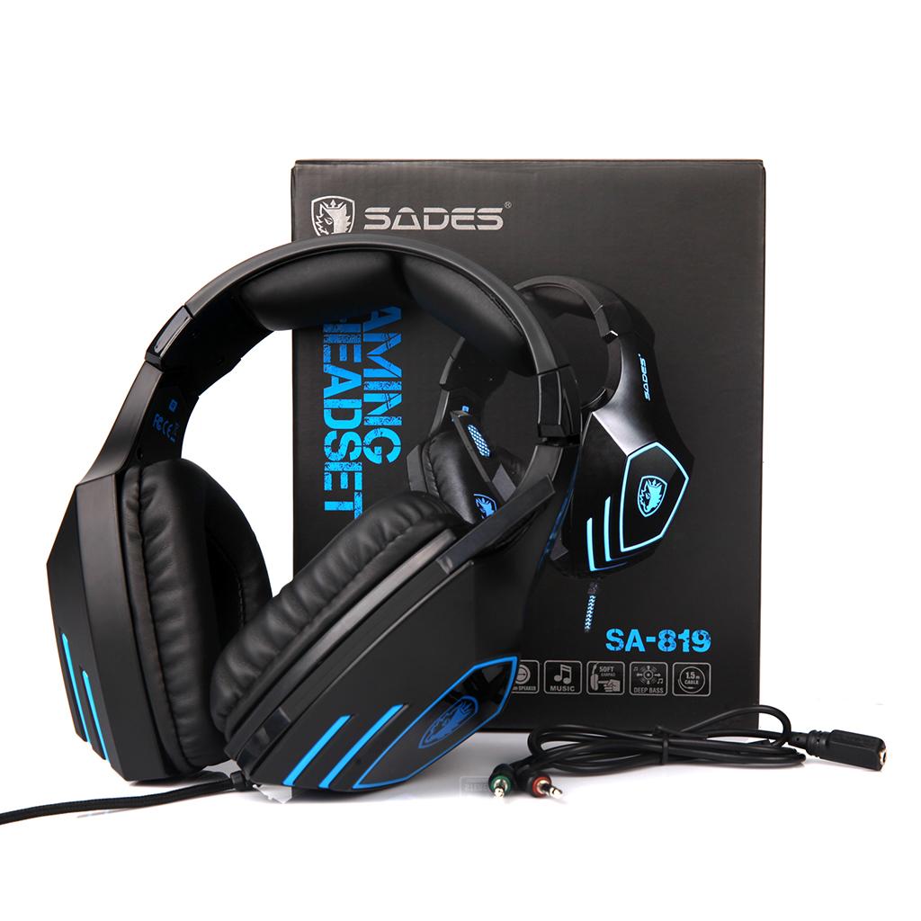 Sades7.1 LED Stereo Headsets Surround Sound Gaming headphones W/ MIC