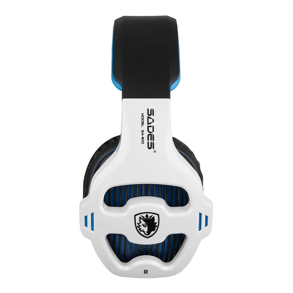 3.5mm LED Stereo Headsets Surround Sound Gaming headphones W/ MIC White