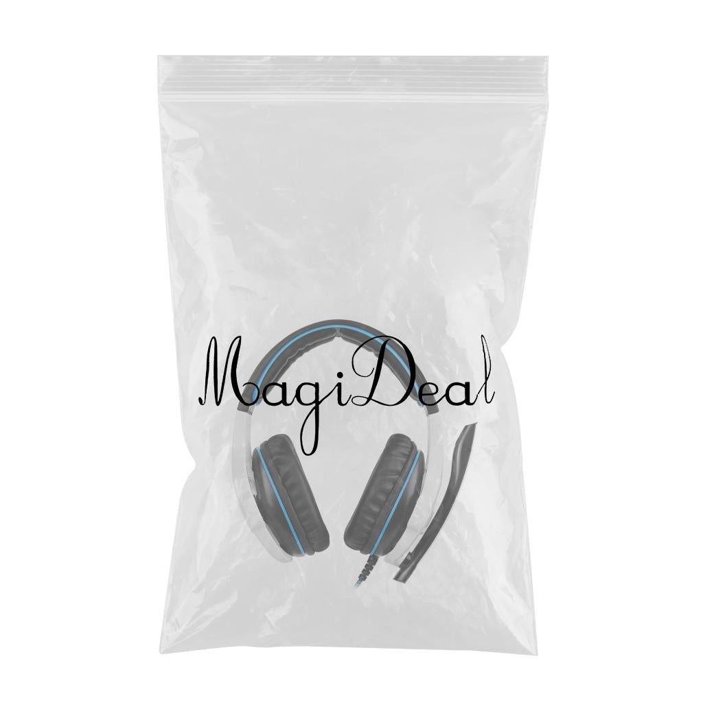 3.5mm LED Stereo Headsets Surround Sound Gaming headphones W/ MIC White