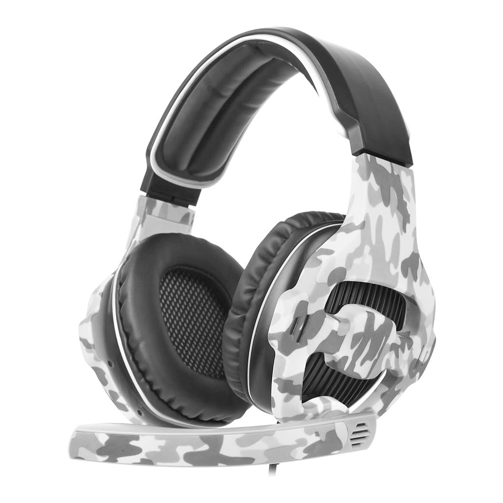 3.5mm LED Stereo Headsets Surround Sound Gaming headphones W/ MIC Camouflage