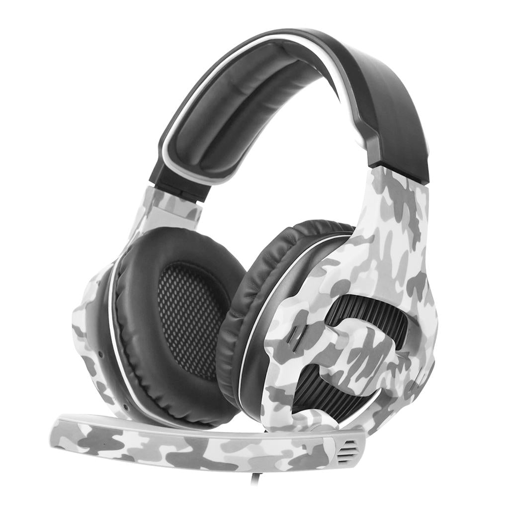3.5mm LED Stereo Headsets Surround Sound Gaming headphones W/ MIC Camouflage
