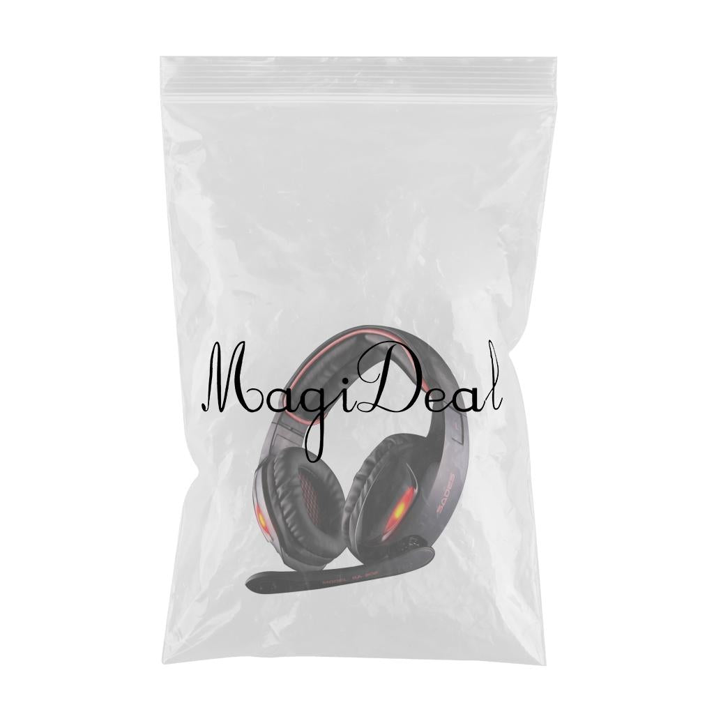 Universal Sades7.1 Stereo Headsets Surround Sound Gaming headphones MIC Red