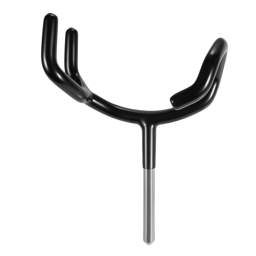 Black Microphone Yoke Boom Pole Holder Stand Cradle For C-Stand Mic Stand