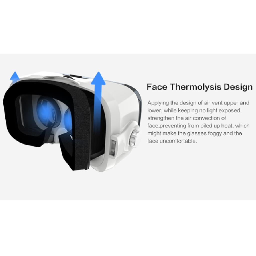 3D VR Glasses Virtual Reality Mobile Phone 3D Movies Games Headset DIY Black