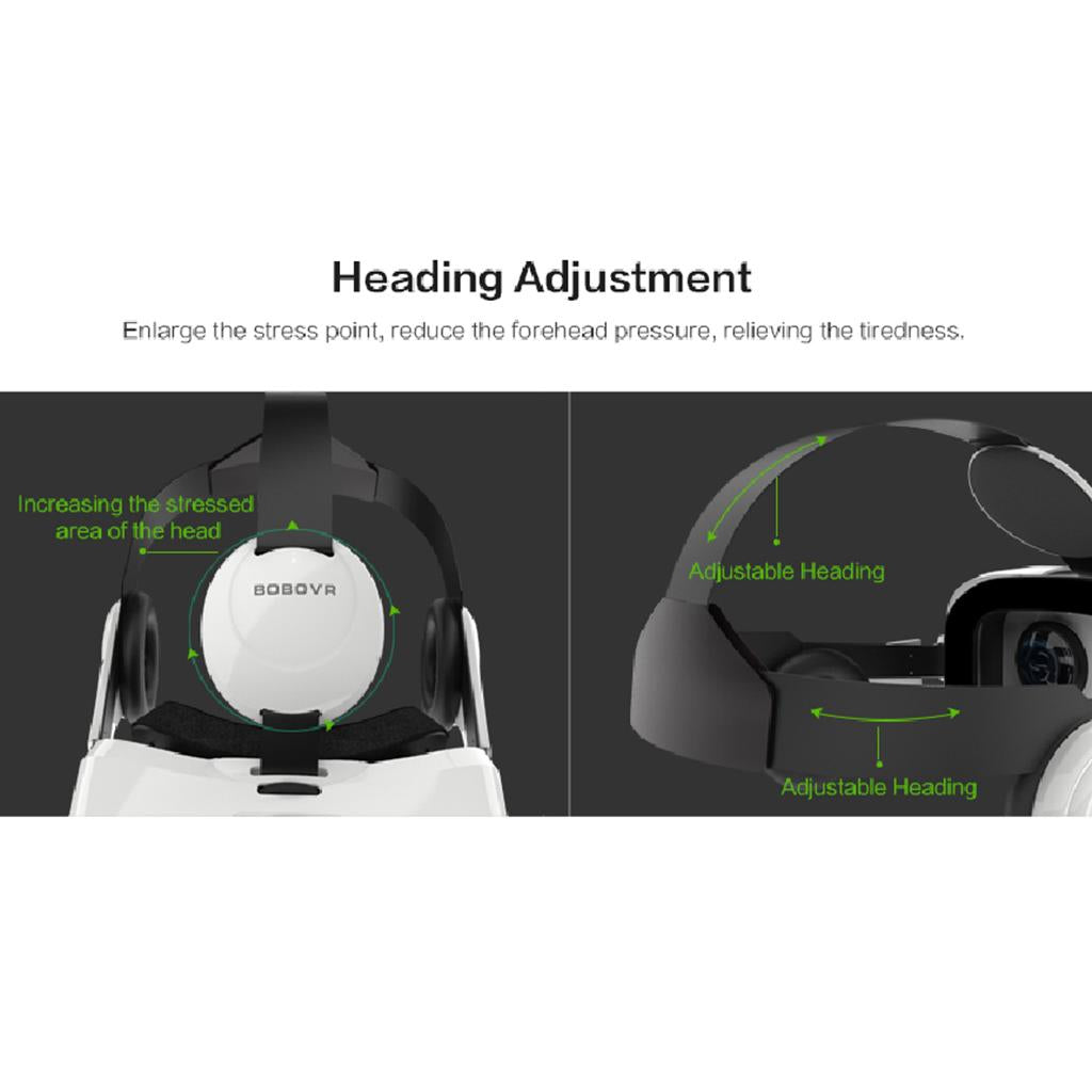 3D VR Glasses Virtual Reality Mobile Phone 3D Movies Games Headset DIY Black