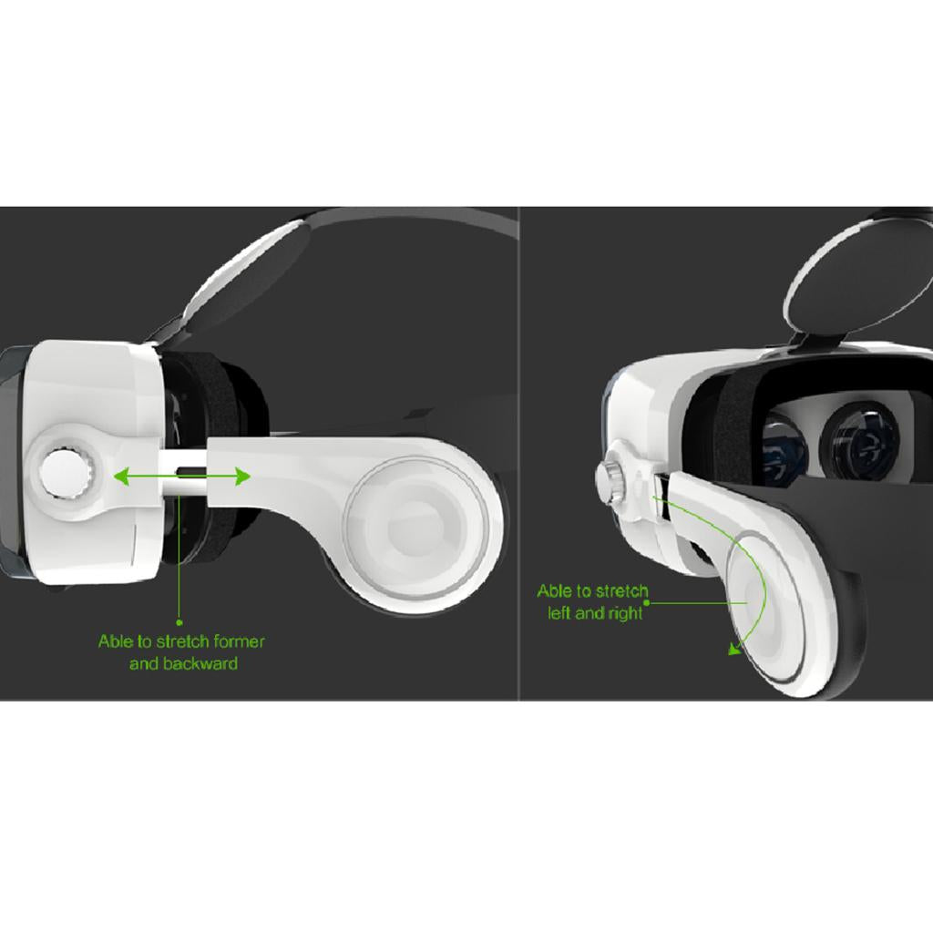 3D VR Glasses Virtual Reality Mobile Phone 3D Movies Games Headset DIY Black