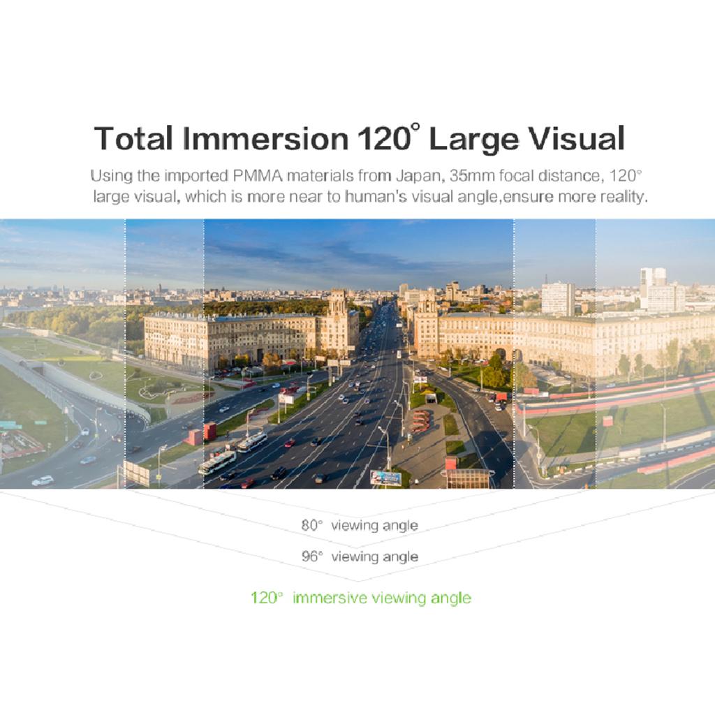 3D VR Glasses Virtual Reality Mobile Phone 3D Movies Games Headset DIY White