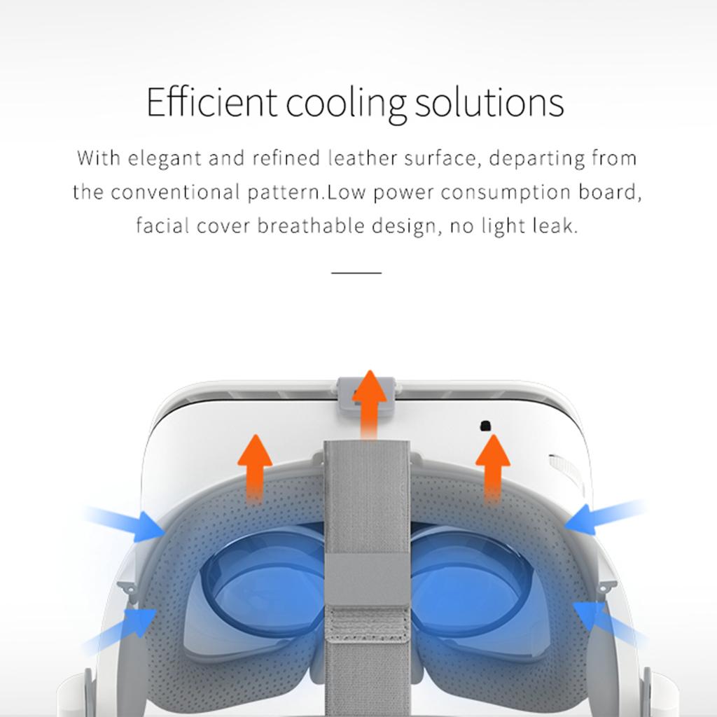 3D VR Glasses Virtual Reality for iPhone Android Smart Phone Goggles Black