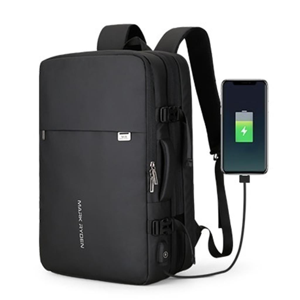 Fashion School Business Backpack for 17" Laptop Bags w/ USB Charging Port
