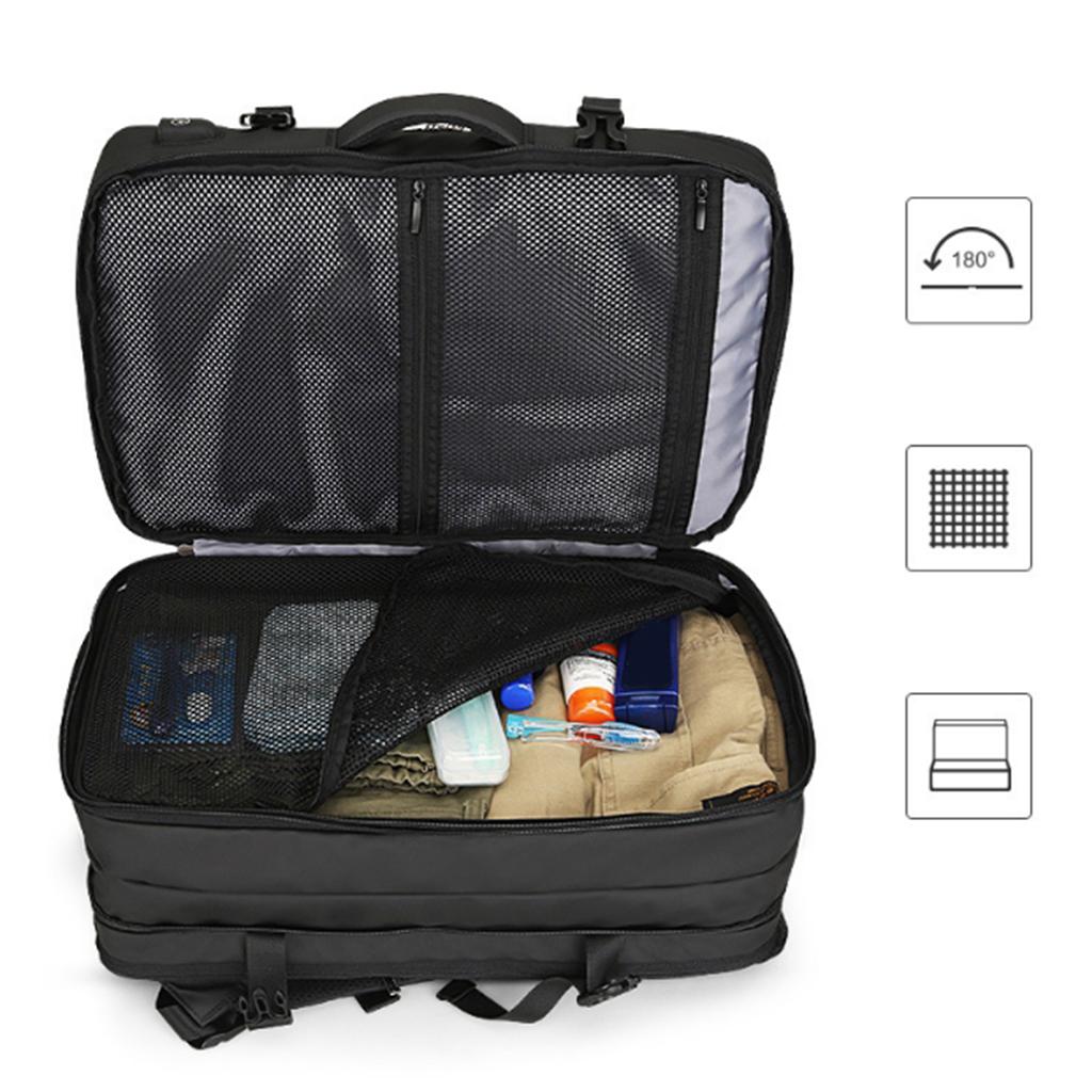 Fashion School Business Backpack for 17" Laptop Bags w/ USB Charging Port