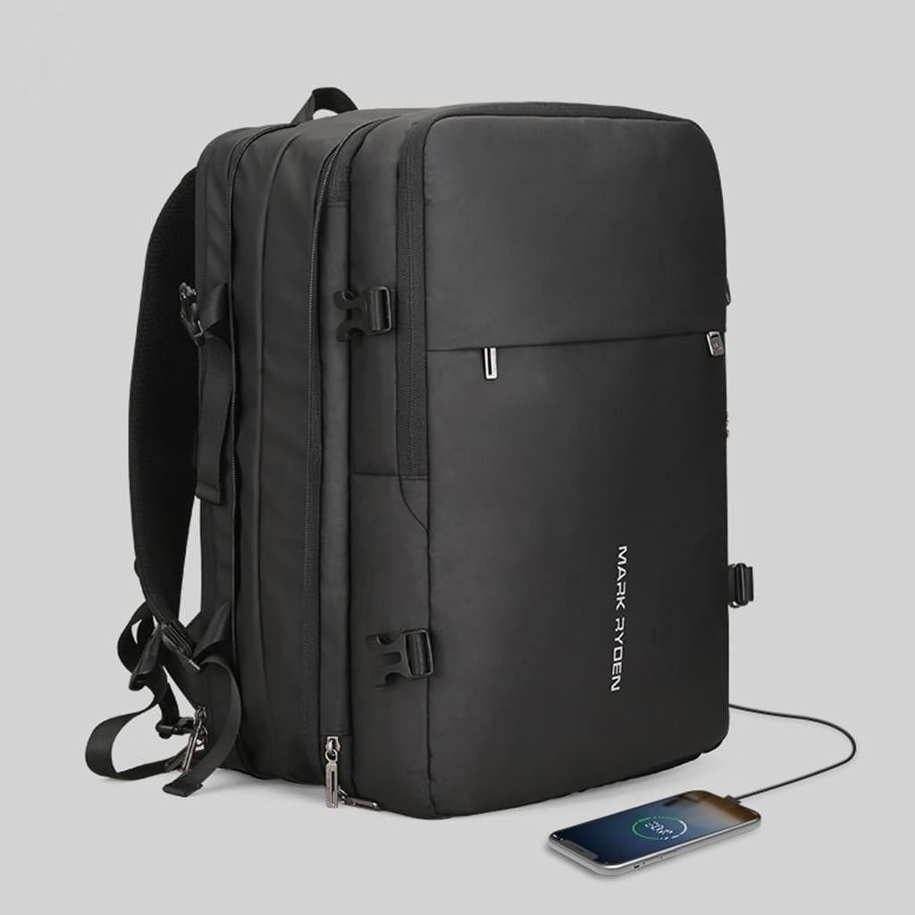 Fashion School Business Backpack for 17" Laptop Bags w/ USB Charging Port