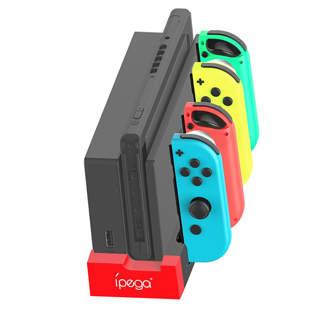 Compact and Portable Controller Charger Charging Dock Stand with Indicator