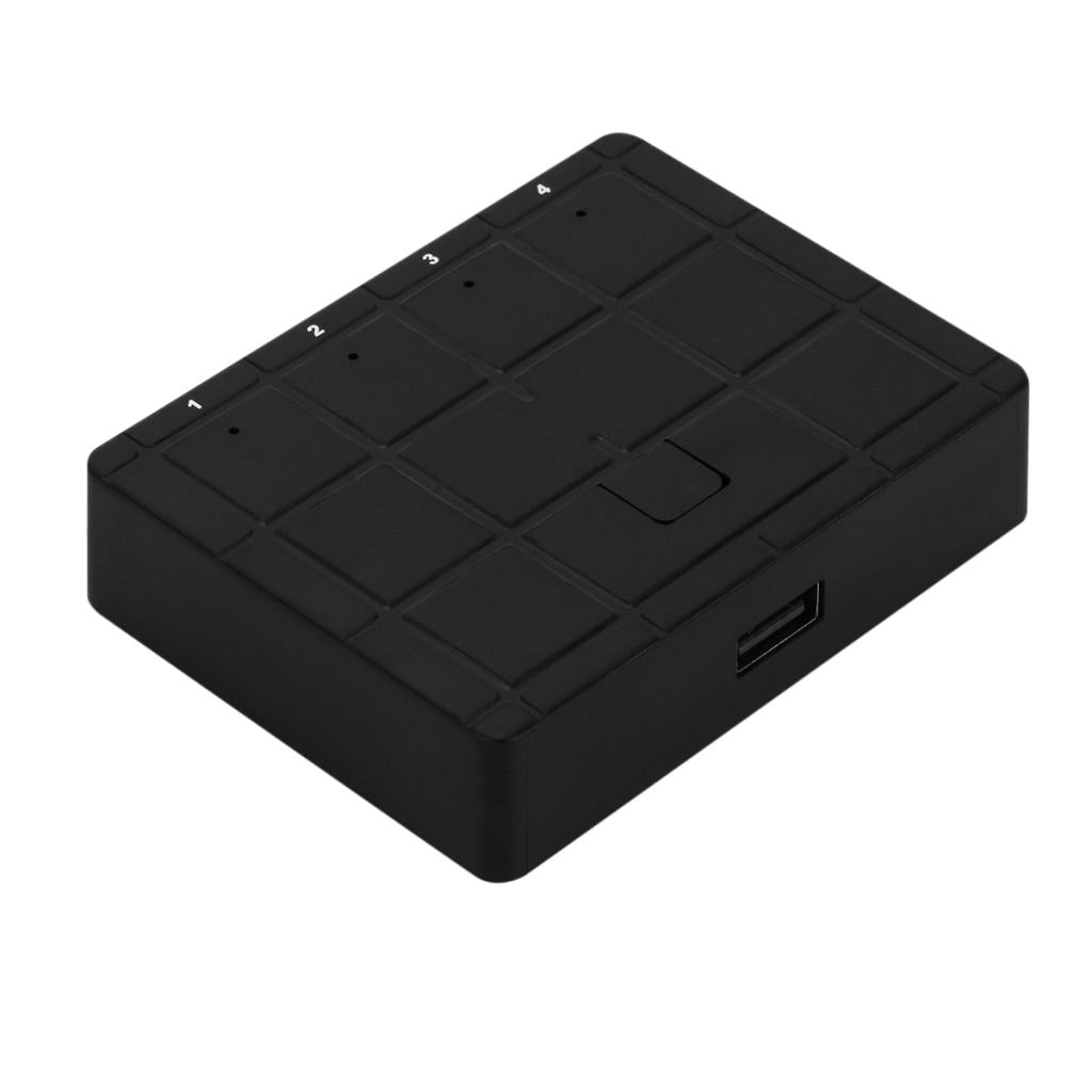 1Pcs 4 Ports USB 2.0 Sharing Switch Box Switcher Adapter for Scanner Printer