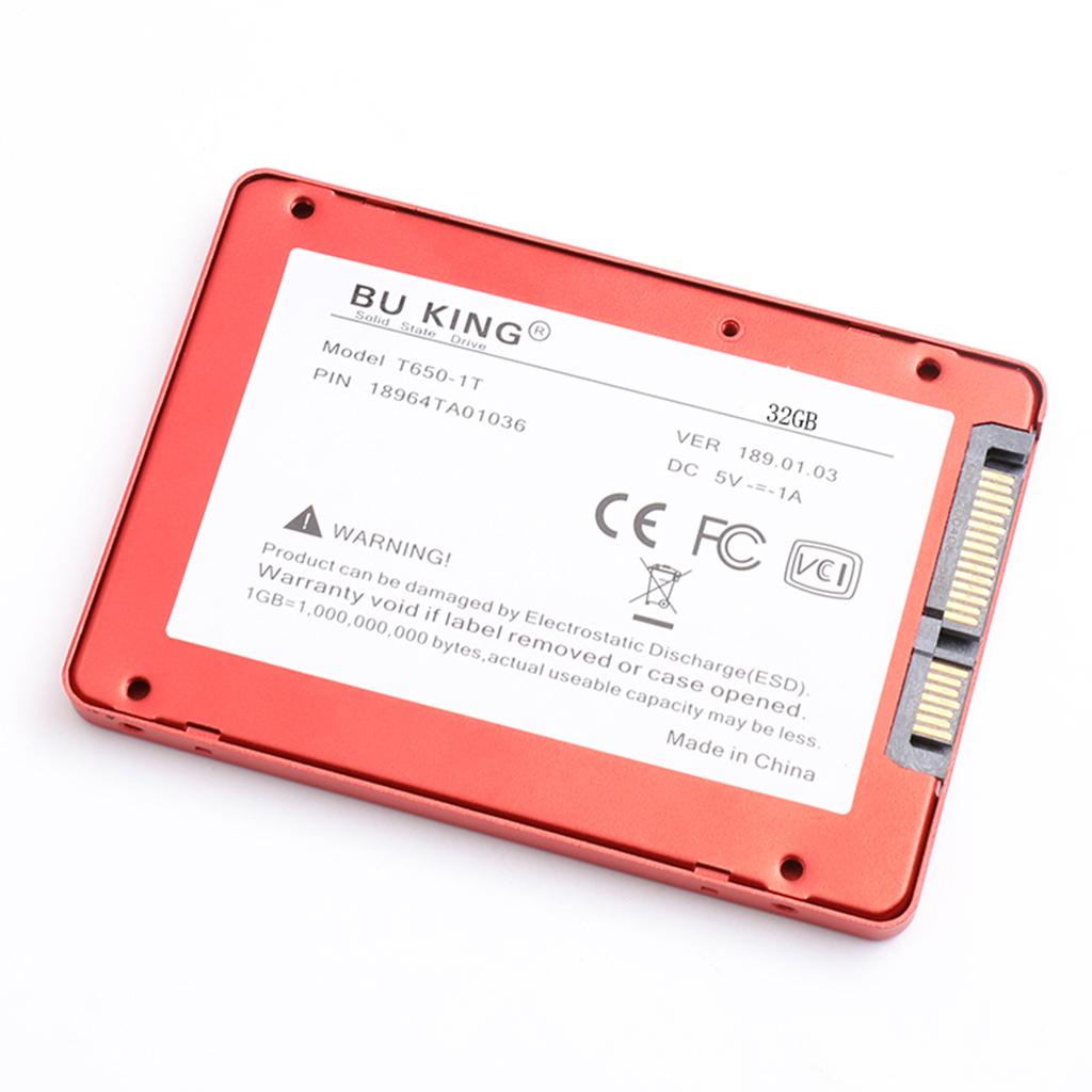 BUKING 2.5'' SSD Internal SATA 3.0 32GB Hard Drive Desktop PC