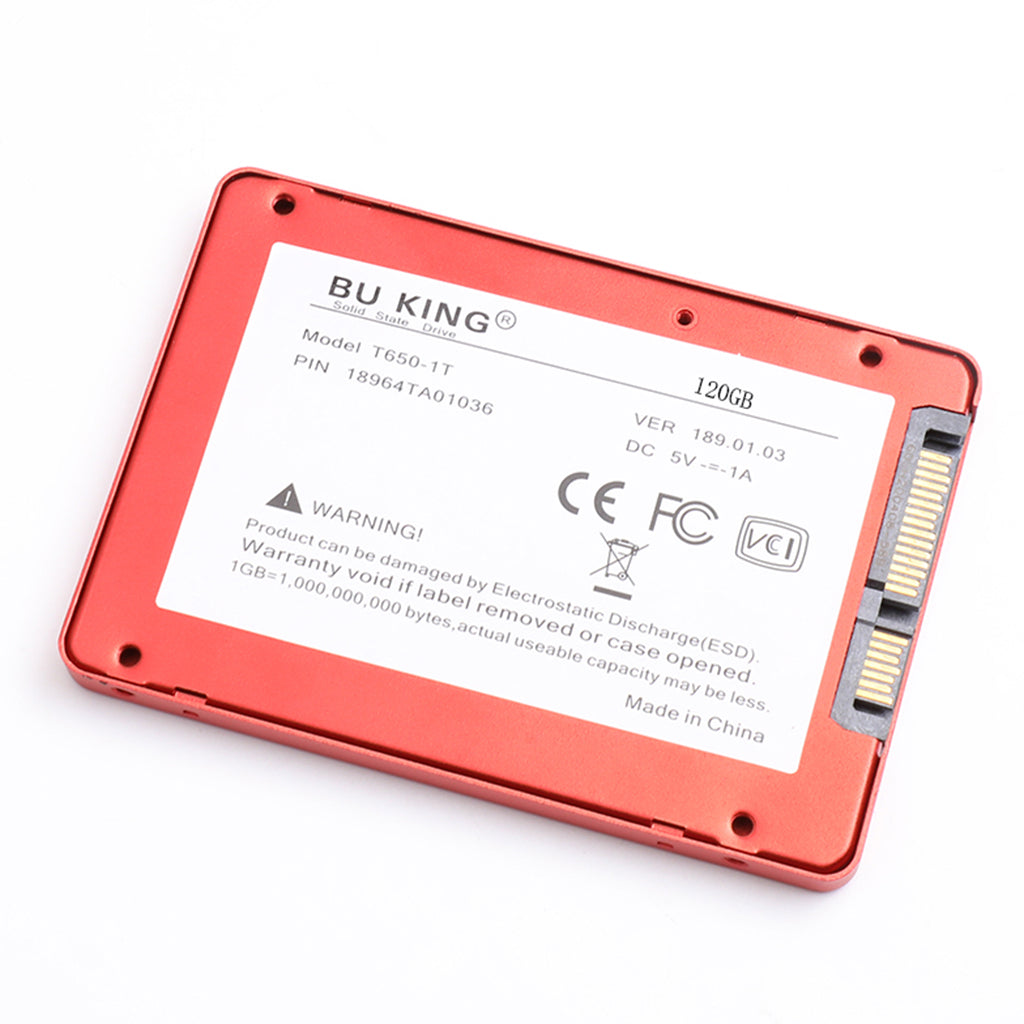 BUKING 2.5'' SSD Internal SATA 3.0 120GB Hard Drive Desktop PC
