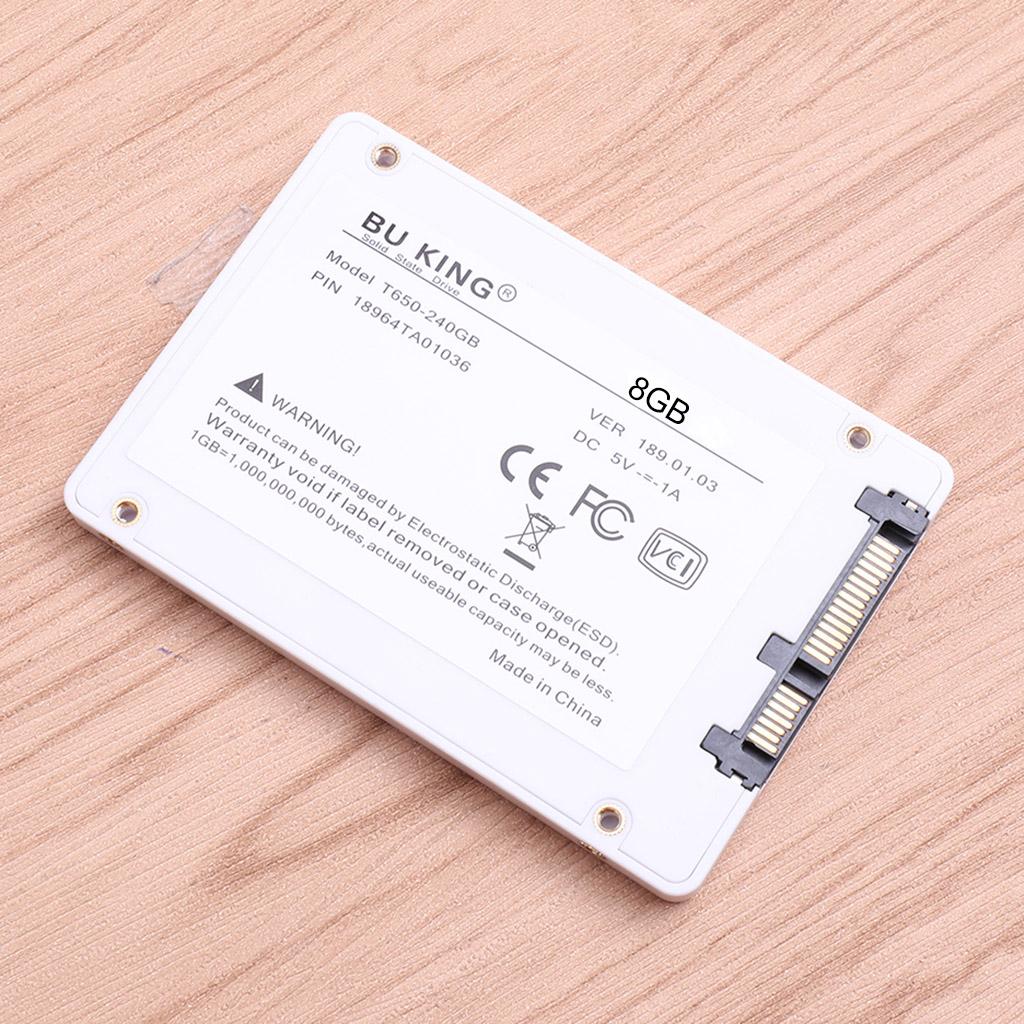 SSD-H2 2.5" SSD SATA III Internal Solid State Drive for Desktop Laptop 8GB