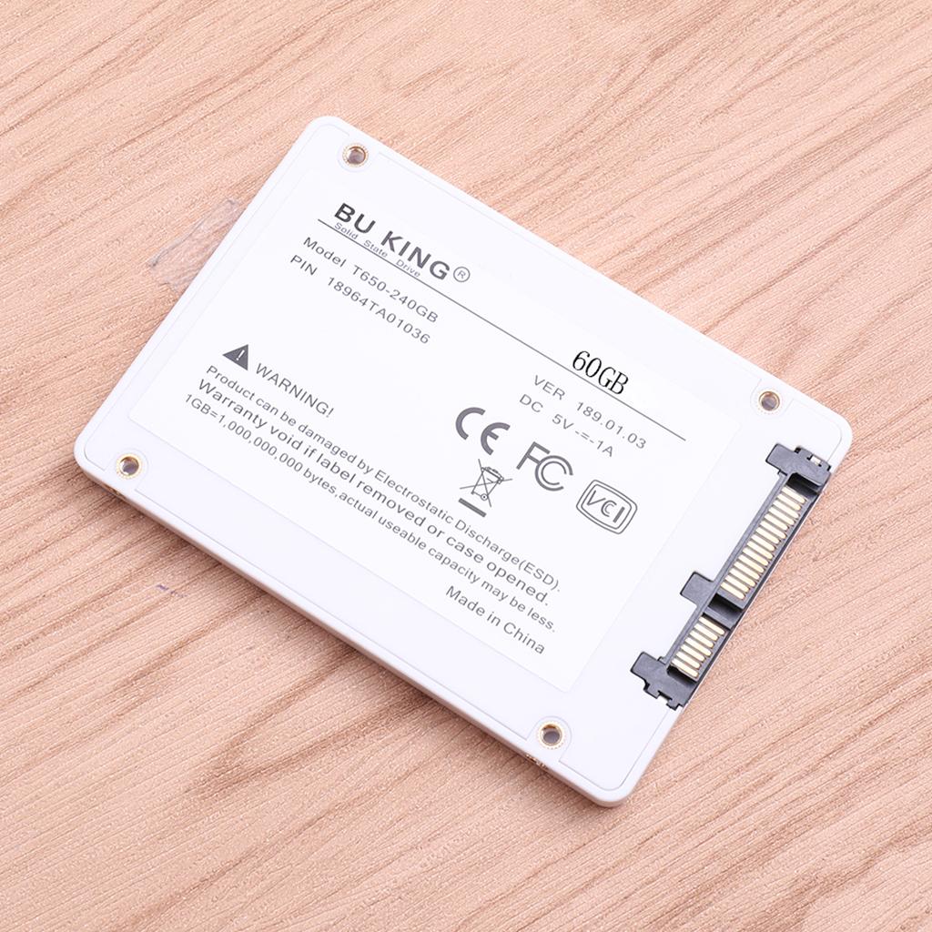 SSD-H2 2.5" SSD SATA III Internal Solid State Drive for Desktop Laptop 60GB