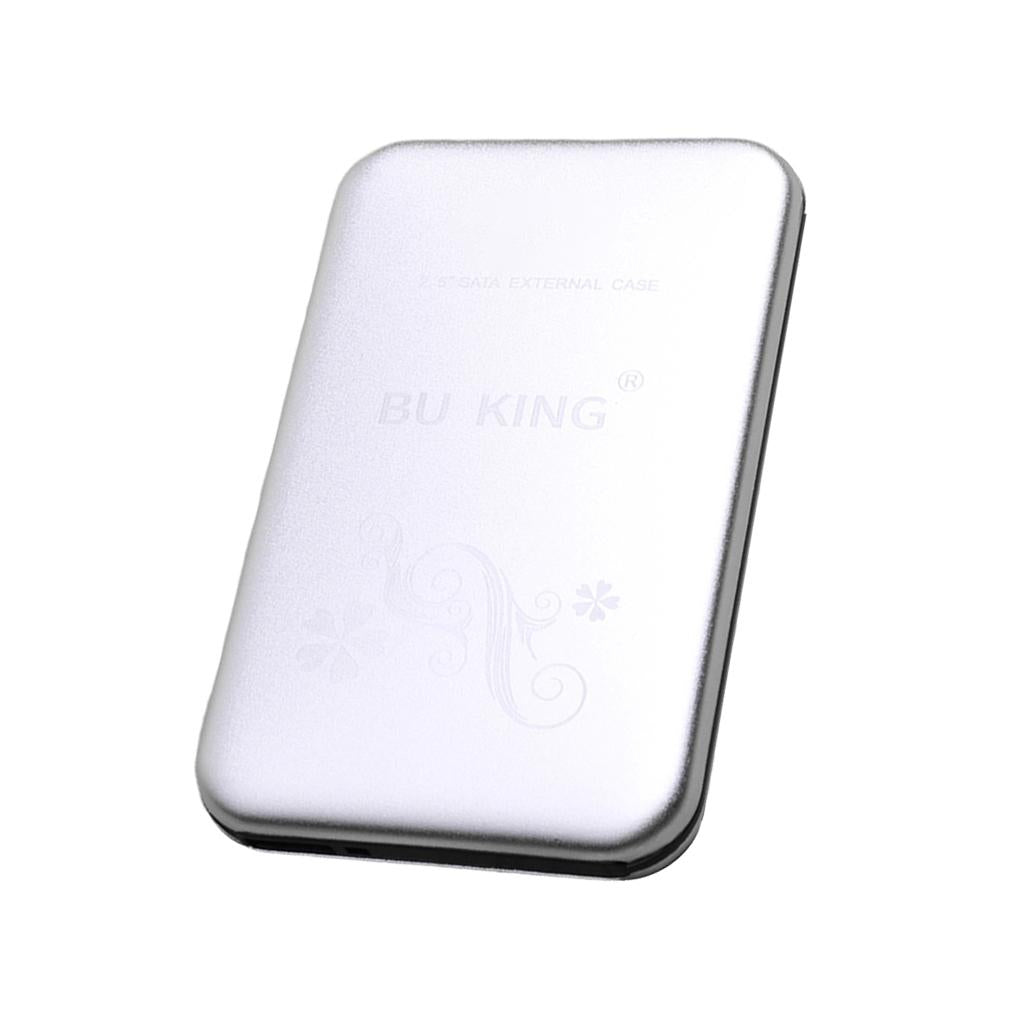 BUKING Portable 2.5'' Mobile HDD USB 3.0 External Hard Disk Drive 80G Silver