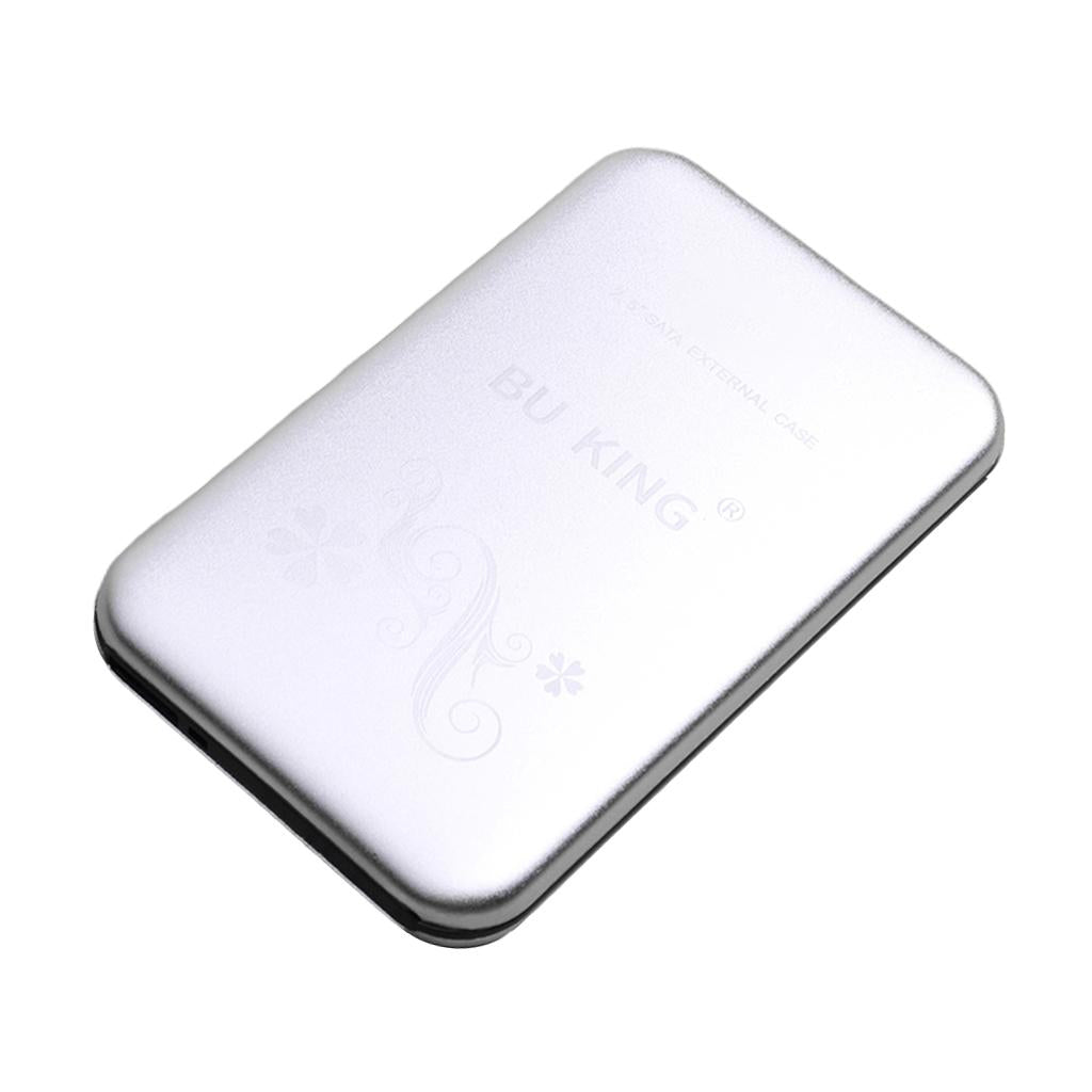 BUKING Portable 2.5'' Mobile HDD USB 3.0 External Hard Disk Drive 80G Silver