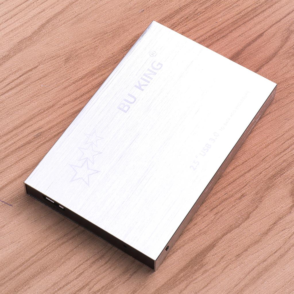 40G External 2.5" USB 3.0 Hard Disk Drive HDD for Notebook Laptop Silver